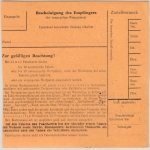 BRD - 80+40 Pfg. Heuss/Bed. Deutsche Paketkarte Laatzen - Ellrich 1962