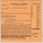 BRD - 1 M.+2x25 Pfg. Bed. Deutsche/Heuss Schnell-Paketkarte Uelzen 1962 n.