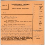 BRD - 40+30 Pfg. Bed. Deutsche/Heuss Paketkarte Stadthagen - Olgermissen 1961