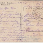 DR - Kronstadt/Brassov Heldenfriedhof, AK/Feldpostkarte 1917 n. Oberoderwitz