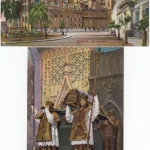 Spanien - Sevillia, 15 alte Ansichtskarten ca. 1910, 13x farbig/2x sw ungelaufen