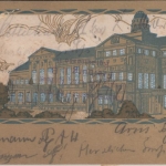 DR - 6x5 Pfg. Germania (teils Randstücke), AK Casino Dortmund - Freiburg 1920
