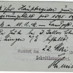 Württemberg - 2 Pfg. Dienst-GA-Karte Oberamtsverkehr Nussdorf - Vaihingen 1904