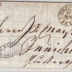 Österreich/Lombardei & Venetien - Triest 1847, K2 a. Brief n. Innichen