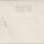 BRD - 2x10+3x20 Pfg. Euch. Weltkongress, Eilbrief/Schmuck-FDC München 1960 n.