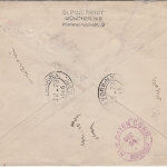 Bayern - 2x20 Pfg. Ludwig, Einschreibebrief n. USA, München 34 - New Haven 1915