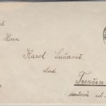 Österreich - 45 Gr. Trachten Brief/Sondertarif i.d. CSR Waidhofen - Trencin 1937