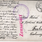 Österreich - KuK Geniedirektion in Krakau Bf.stpl. a. Feldpostkarte FpA 186 1916
