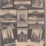 Österreich - Führer durch Wien, mechanische sw-AK gelaufen 1906