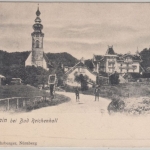 Österreich/Salzburg - Großgmain b. Bad Reichenhall Straßenansicht sw-AK ca. 1900