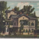 Österreich/Oberösterreich - Bad Hall Villa Rabl farb. AK gelaufen 1912