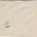 DP Türkei - 10 P. a. 5 Pfg. Germania/Reichspost GA-Umschlag Jerusalem 1905 n.