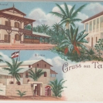 Deutsch-Ostafrika - Gruss aus Tanga, farb. Mehrbild-Litho ungelaufen ca. 1900