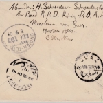 DR - Deutsches Schutzgebiet, L2 a. illustr. Brief (RPD König) 1901 n. Groß-