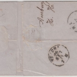 NDP - Hamburg 1 F 1871, roter Franco-Stpl. a. Brief n. ITALIEN, ohne Inhalt