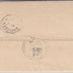 DR - Neustadt-Magdeburg 1884, Klaucke-Stpl. a. portopfl. Dienstbrief/Nachporto
