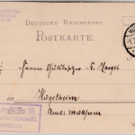 DR - Müllheim (Baden) 1892, Frei lt. Avers No.16 Landwirtsch. Winterschule Karte