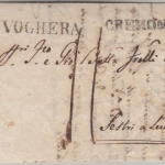 Österreich - Cremona u. Voghera, L1 a. Brief n. Sestri a Levante 1826