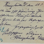 Oberschlesien - 10 Pfg. GA-Karte+Zusatz Königshütte - Nürnberg 1.3.22