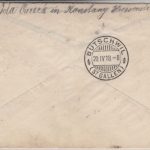 DR - 15 Pfg. Germania Brief i.d. SCHWEIZ Nachporto Konstanz - Rütschwil 1918