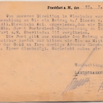 DR - 2,50 M. Nord/Süd u.a., Karte i.d. SCHWEIZ Nachporto Frankfurt - Zürich 1922