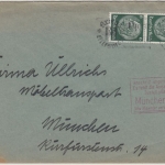 DR - "Anschrift ungenügend...München 13" Hinweis-Ra5 a. Brief Dresden 1940