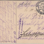 DR - Holzfällerabteilung Nr. 2 A.A.Falkenhausen, L2 a. Feldpostkarte1916 n.