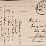 DR - Singen - Basel Bahnpost Zug 1617, Karte v. Oberlauchringen 1911 n.