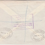 Kuwait - Portofreier Dienst-Luftpost-Einschreibebrief (Postministerium) 1966