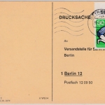 Berlin - 30 Pfg. Jugend Oberrand, Drucksache Bayreuth - Berlin 1974