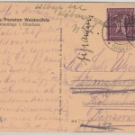 DR-Infla - 3 M. Posthorn u.a. Karte n. DÄNEMARK Braunlage Kopenhagen 1922