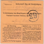 DR-Infla - 2x1 1/4 M. By-Abschied/DR Einschreiben Paketkarte Neunburg v.W. 1920