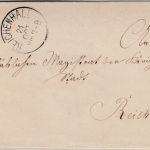 Bayern 1 Kr. Wappen gez. K1 Reichenhall 21 OCT Ortsbrief