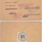 Schweiz 5 Rp. Tellknabe Drucksache Rotes Kreuz Genf n. ÖSTERREICH 1917 Zensur