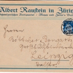 Schweiz 40 Rp. sitz. Helvetia Firmenbrief/Antiquariat Zürich Rämistraße 1922 n.