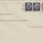 DR - 3 Pfg. Hindenburg Privatganzsache +Zusatz Drucksache n. Holland Berlin 1936