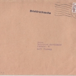 BRD - 210 Pfg. B&S Briefdrucksache 100-250g Augsburg Planegg 1982