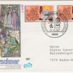 Berlin - 70 Pfg. Wofa Paar Bogenecke FORMNUMMER 1 Schmuck-FDC 1987