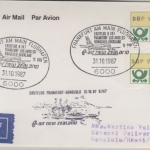 BRD - Air New Zealand 1st-flight Frankfurt Honolulu Luftpostbrief 1987
