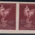 DR - 12 Pfg. Goldschmiedekunst waagr. Paar UNGEZÄHNT !!! postfrisch MNH