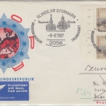 BRD - 60 Pfg. 1000 J. Kloster Walsrode Paar m. Bogennummer Lupobrief n. UNGARN