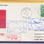 Jamaika - Lufthansa Erstflug 1st-Flug Kingston - Köln 1974 Luftpostbrief