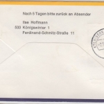 Jamaika - Lufthansa Erstflug 1st-Flug Kingston - Köln 1974 Luftpostbrief