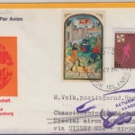 Cook Islands - Kingston 1974 Luftpostbrief Zuleitungspost Sydney-Hamburg