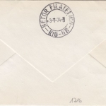 Marokko - 1 Dh. König Hassan II Luftpostbrief LH 1st-Flug Casablanca BRASILIEN