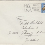 Schweiz - 50 C. Juventute Gemse Brief Basel Planegg 1966