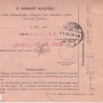Ungarn/Serbien - 2 F. Postanweisung + 20 F. Zusatz Lázárföld Temesvar 1916