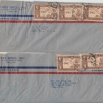 Karibik - 100 J. Briefmarke 2 Luftpostzensurbriefe Habanna Tampa/USA 1942