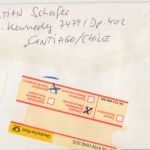 Chile - 14,30 $ Barfrankierung Einschreibebrief Santiago de Chile Adendorf 2001