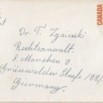 Canada - 50+15C Freimarken Luftpost Einschreibebrief St. Catharines München 1968